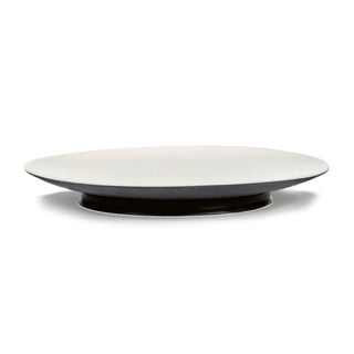 Serax Ra plate diam. 28 cm. black/off white - Buy now on ShopDecor - Discover the best products by SERAX design