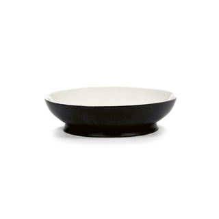 Serax Ra soup plate diam. 19 cm. black/off white - Buy now on ShopDecor - Discover the best products by SERAX design