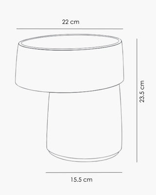 Serax Romé table lamp white h. 23.5 cm. - 9.25 in. - Buy now on ShopDecor - Discover the best products by SERAX design