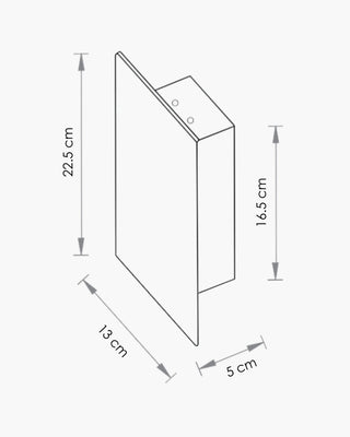 Serax Sofisticato rectangular wall lamp - Buy now on ShopDecor - Discover the best products by SERAX design