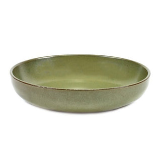 Serax Surface deep plate camo green diam. 19 cm. - Buy now on ShopDecor - Discover the best products by SERAX design