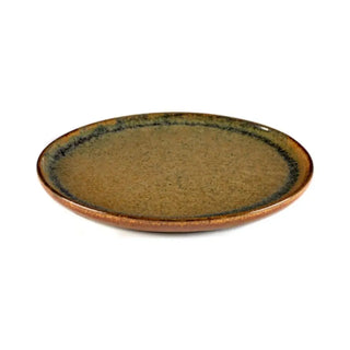Serax Surface round dinner plate Ocher grey 21 cm - 8.26 in - Buy now on ShopDecor - Discover the best products by SERAX design