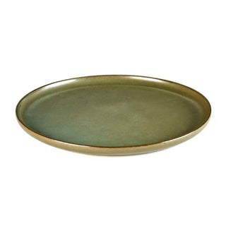 Serax Surface round dinner plate Sardina Green 24 cm - 9.33 in - Buy now on ShopDecor - Discover the best products by SERAX design