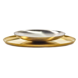 Serax Table Accessories bowl diam. 26 cm. brushed steel - Buy now on ShopDecor - Discover the best products by SERAX design