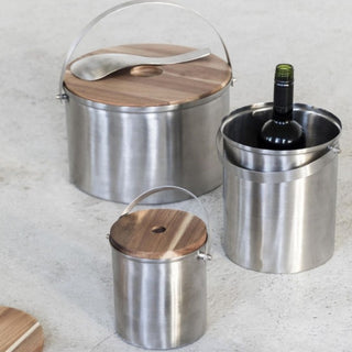 Serax Table Accessories ice bucket XL brushed steel - Buy now on ShopDecor - Discover the best products by SERAX design