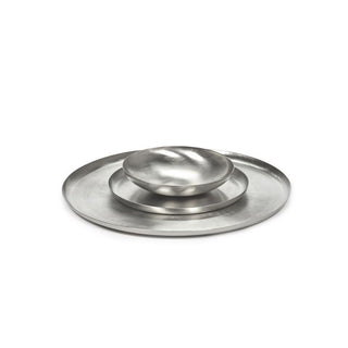 Serax Table Accessories plate L brushed steel - Buy now on ShopDecor - Discover the best products by SERAX design