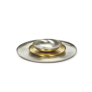 Serax Table Accessories plate L brushed steel - Buy now on ShopDecor - Discover the best products by SERAX design