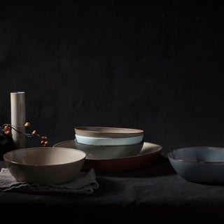 Serax Terres De Rêves salad bowl diam. 27 cm. misty grey - Buy now on ShopDecor - Discover the best products by SERAX design