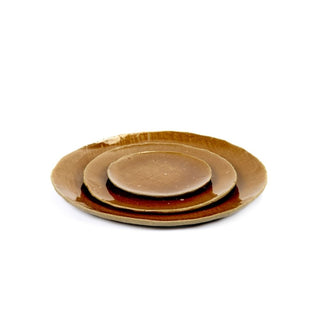 Serax Urbanistic Ceramics dinner plate diam. 28 cm. brown - Buy now on ShopDecor - Discover the best products by SERAX design