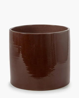 Serax Vaso flower pot Dark Brown 45 cm - 17.72 in - Buy now on ShopDecor - Discover the best products by SERAX design