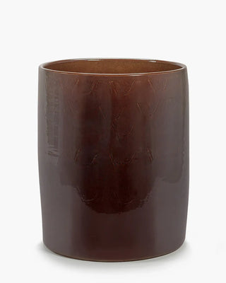 Serax Vaso flower pot Dark Brown 39 cm - 15.35 in - Buy now on ShopDecor - Discover the best products by SERAX design