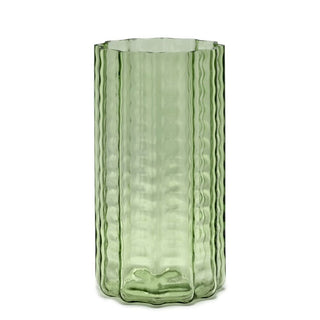 Serax Wave vase 02 green h. 28 cm. - Buy now on ShopDecor - Discover the best products by SERAX design