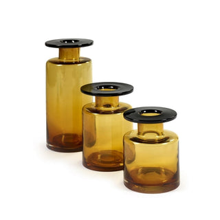 Serax Wind & Fire small vase black and amber - Buy now on ShopDecor - Discover the best products by SERAX design