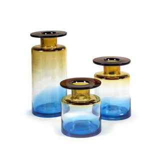 Serax Wind & Fire medium vase blue and amber - Buy now on ShopDecor - Discover the best products by SERAX design