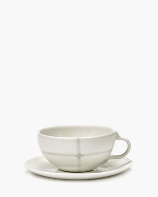 Serax Zuma cup with saucer Salt Coffee - Buy now on ShopDecor - Discover the best products by SERAX design