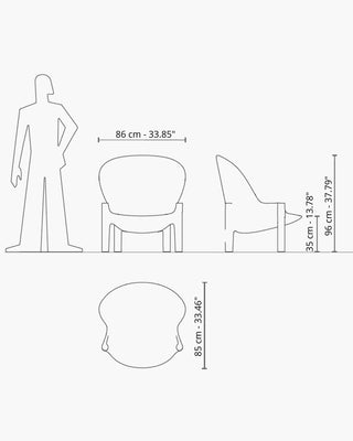 Serralunga Balzac armchair - Buy now on ShopDecor - Discover the best products by SERRALUNGA design