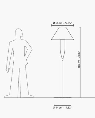 Serralunga Bonheur floor lamp - Buy now on ShopDecor - Discover the best products by SERRALUNGA design