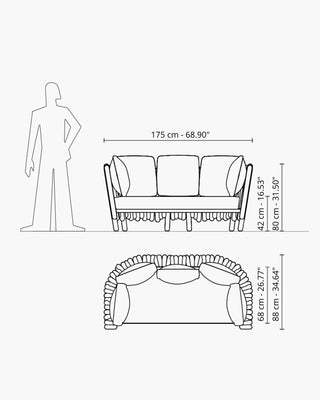 Serralunga Canisse sofa - Buy now on ShopDecor - Discover the best products by SERRALUNGA design