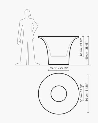 Serralunga Cone planter - Buy now on ShopDecor - Discover the best products by SERRALUNGA design