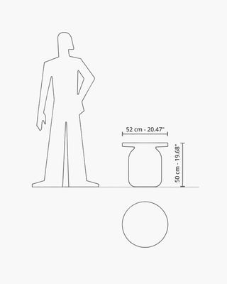 Serralunga Juju coffee table moleskin - Buy now on ShopDecor - Discover the best products by SERRALUNGA design