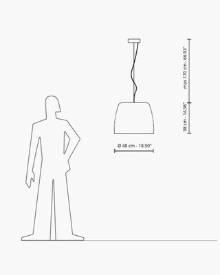 Serralunga Lindos hanging lamp - Buy now on ShopDecor - Discover the best products by SERRALUNGA design