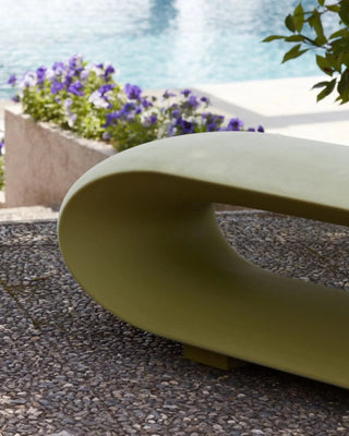 Serralunga Loop bench moleskin - Buy now on ShopDecor - Discover the best products by SERRALUNGA design