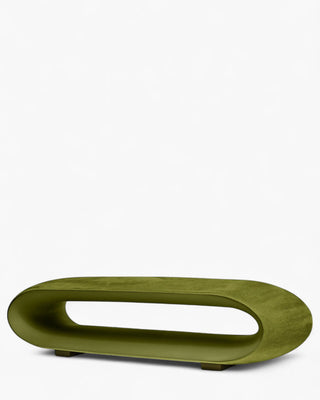 Serralunga Loop bench moleskin Serralunga Moleskin Lime - Buy now on ShopDecor - Discover the best products by SERRALUNGA design