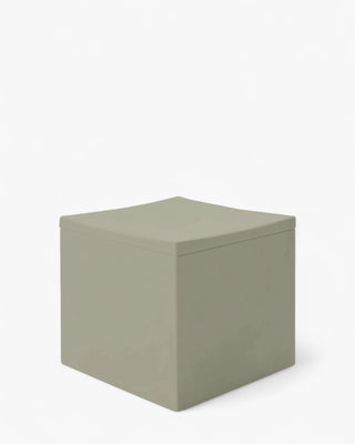 Serralunga Lounge Cube stool Serralunga Turin turtledove 47 cm - 18.50 in - Buy now on ShopDecor - Discover the best products by SERRALUNGA design