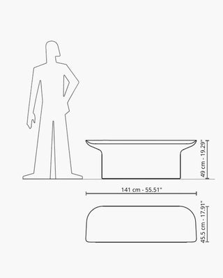 Serralunga Luba bench - Buy now on ShopDecor - Discover the best products by SERRALUNGA design