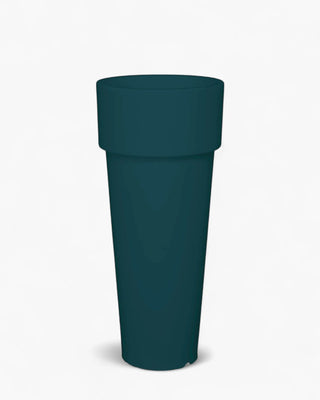 Serralunga Marcantonio planter Serralunga Peacock Green 90 cm - 35.43 in - Buy now on ShopDecor - Discover the best products by SERRALUNGA design