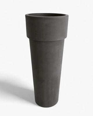 Serralunga Marcantonio planter moleskin Serralunga Moleskin Grey 120 cm - 47.24 in - Buy now on ShopDecor - Discover the best products by SERRALUNGA design