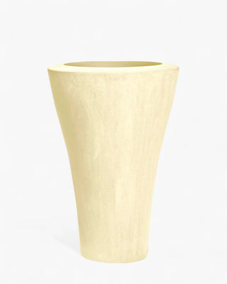 Serralunga Ming High planter moleskin Serralunga Moleskin Champagne 100 cm - 39.37 in - Buy now on ShopDecor - Discover the best products by SERRALUNGA design