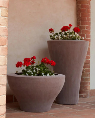 Serralunga Ming High planter moleskin - Buy now on ShopDecor - Discover the best products by SERRALUNGA design