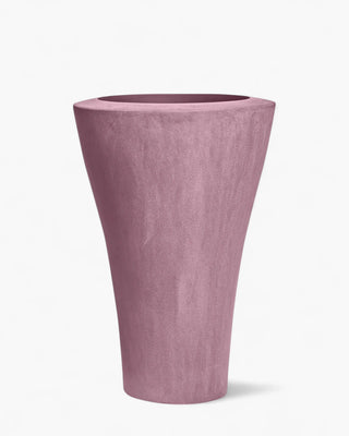 Serralunga Ming High planter moleskin Serralunga Moleskin Grape 100 cm - 39.37 in - Buy now on ShopDecor - Discover the best products by SERRALUNGA design