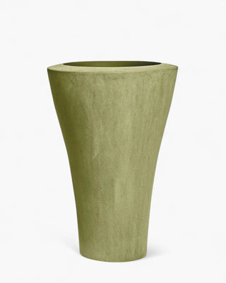 Serralunga Ming High planter moleskin Serralunga Moleskin Lime 100 cm - 39.37 in - Buy now on ShopDecor - Discover the best products by SERRALUNGA design