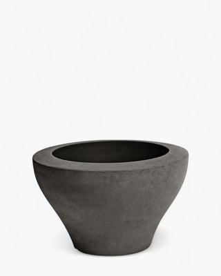 Serralunga Ming planter moleskin Serralunga Moleskin Grey 50 cm - 19.68 in - Buy now on ShopDecor - Discover the best products by SERRALUNGA design