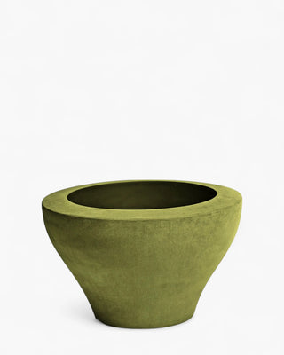 Serralunga Ming planter moleskin Serralunga Moleskin Lime 50 cm - 19.68 in - Buy now on ShopDecor - Discover the best products by SERRALUNGA design