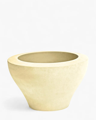 Serralunga Ming planter moleskin Serralunga Moleskin Champagne 75 cm - 29.53 in - Buy now on ShopDecor - Discover the best products by SERRALUNGA design