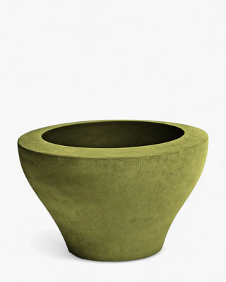 Serralunga Ming planter moleskin Serralunga Moleskin Lime 75 cm - 29.53 in - Buy now on ShopDecor - Discover the best products by SERRALUNGA design