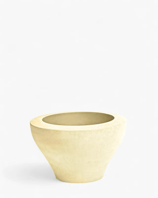 Serralunga Ming planter moleskin Serralunga Moleskin Champagne 33 cm - 12.99 in - Buy now on ShopDecor - Discover the best products by SERRALUNGA design