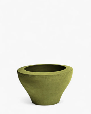 Serralunga Ming planter moleskin Serralunga Moleskin Lime 33 cm - 12.99 in - Buy now on ShopDecor - Discover the best products by SERRALUNGA design
