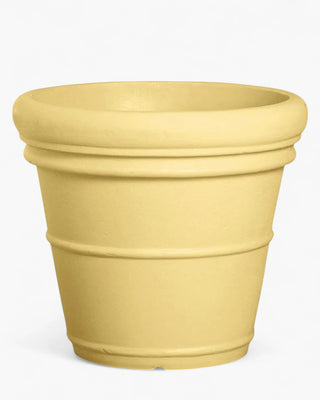 Serralunga Neoclassic Double Edge planter Serralunga Sahara Yellow 88 cm - 34.64 in - Buy now on ShopDecor - Discover the best products by SERRALUNGA design