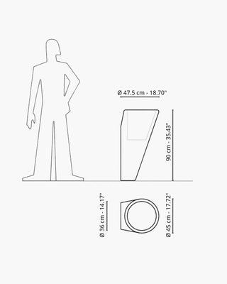 Serralunga Pot Au Mur planter - Buy now on ShopDecor - Discover the best products by SERRALUNGA design