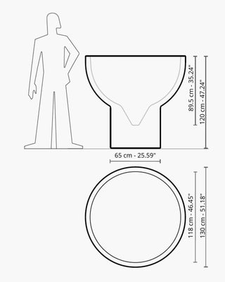 Serralunga Primavera planter with light - Buy now on ShopDecor - Discover the best products by SERRALUNGA design