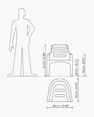 Serralunga Russel chair - Buy now on ShopDecor - Discover the best products by SERRALUNGA design