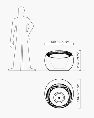 Serralunga Uovo di Colombo planter - Buy now on ShopDecor - Discover the best products by SERRALUNGA design