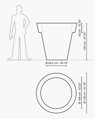 Serralunga Vas One/Two vase - Buy now on ShopDecor - Discover the best products by SERRALUNGA design