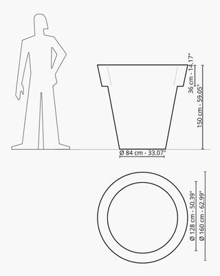 Serralunga Vas One/Two vase with light - Buy now on ShopDecor - Discover the best products by SERRALUNGA design