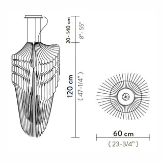 Slamp Avia Suspension L suspension lamp diam. 60 cm. - Buy now on ShopDecor - Discover the best products by SLAMP design