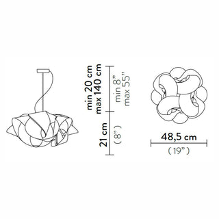 Slamp Fabula Supension lamp diam. 48.5 cm. - Buy now on ShopDecor - Discover the best products by SLAMP design